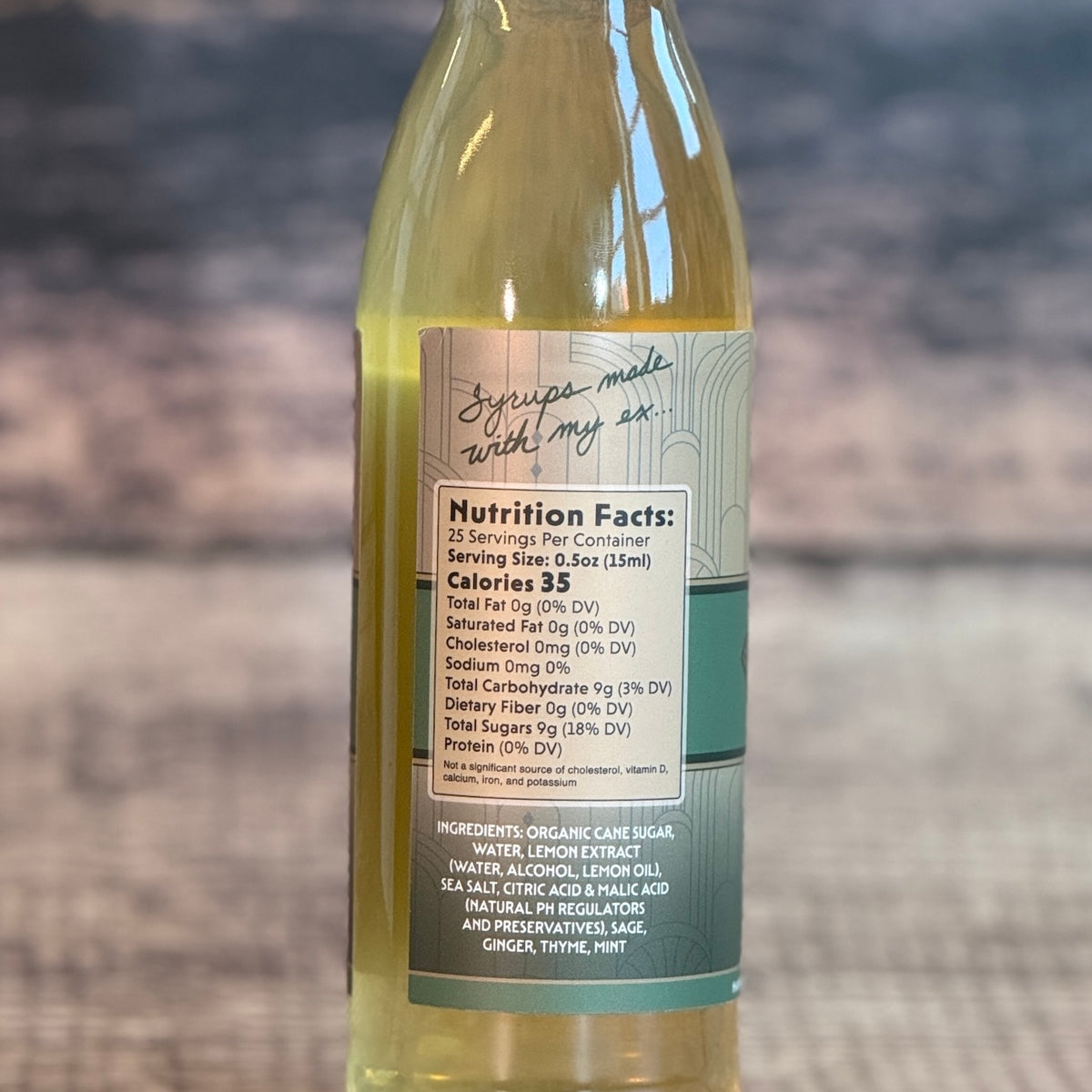 Fresh Mint Simple Syrup With Ginger – Bitter Ex Bitters & Syrups