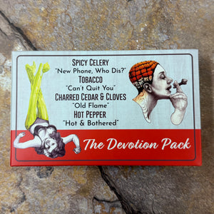 Devotion Pack: Spicy Celery, Tobacco, Cedar/Clove, Hot Pepper