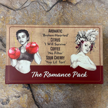 Load image into Gallery viewer, Romance Pack: Aromatic, Citrus, Coffee, Sour Cherry
